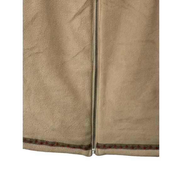 Gander Mountain Guide Series Tan Lambswool Blend Full Zip Vest Women's Medium - Picture 8 of 14